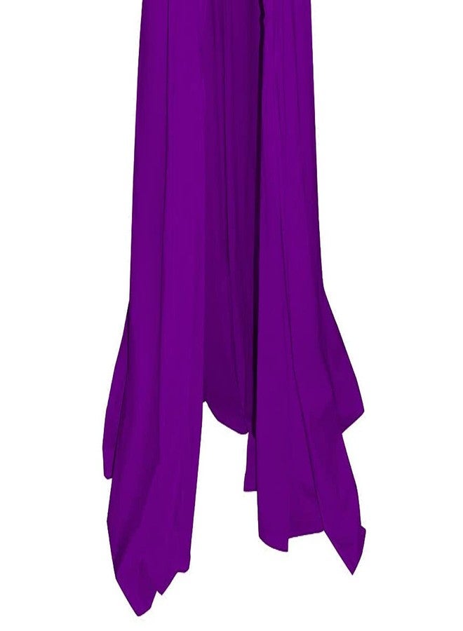 Next Day Art Hanging Canopy Play Tent Without Mat for Kids and Adults Portable Foldable Pom Pom Hanging Mosquito for Girl and Boy Tent House Indoor and Outdoor- Dark Purple - Image 4